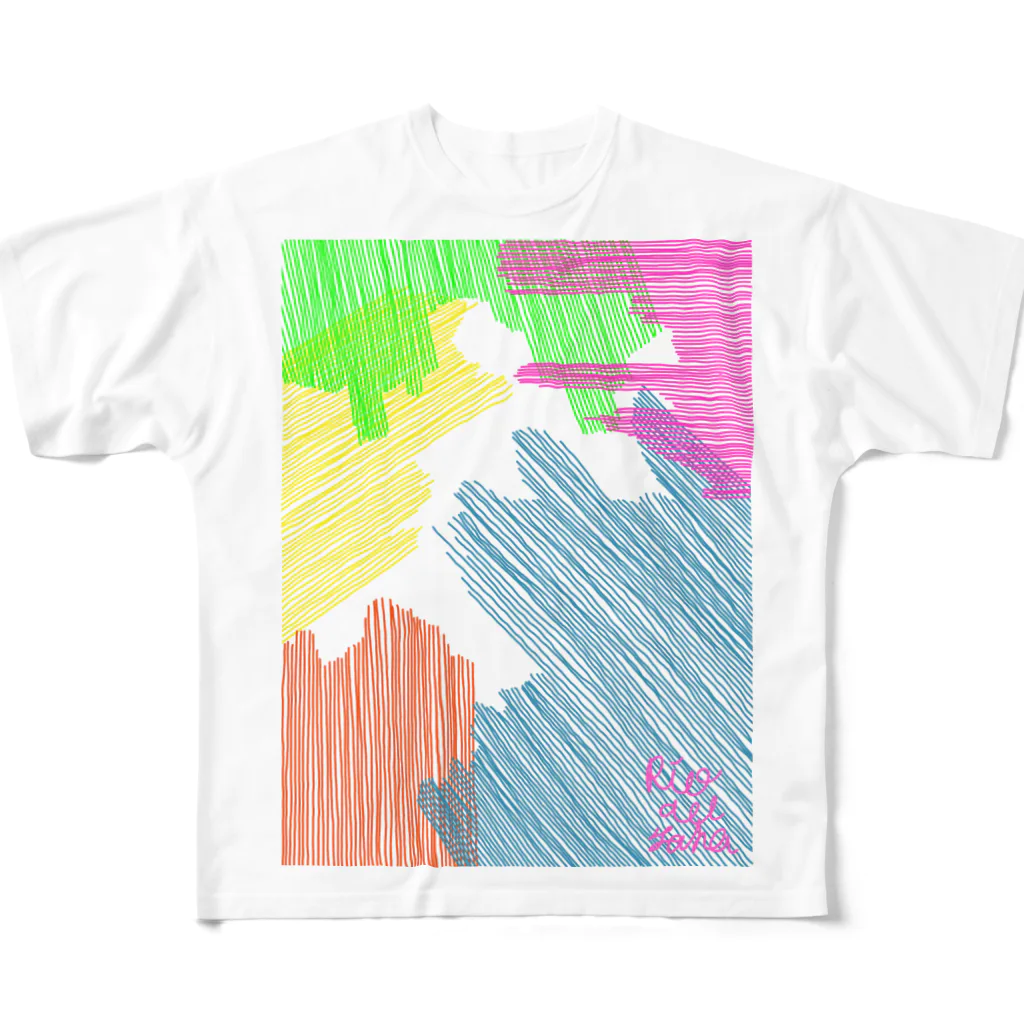 Rio del Takaのabstract  フルグラフィックTシャツ