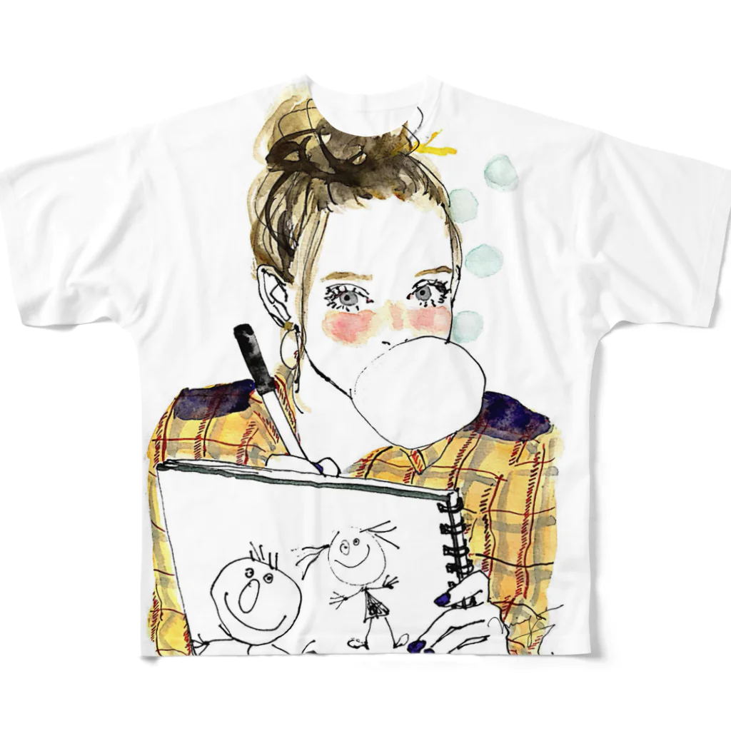 ONCEのイケてる女3 All-Over Print T-Shirt