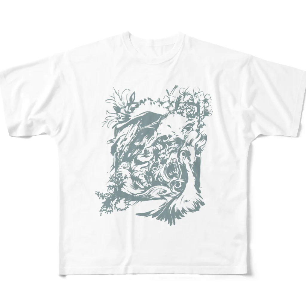 morumaruのBirds All-Over Print T-Shirt