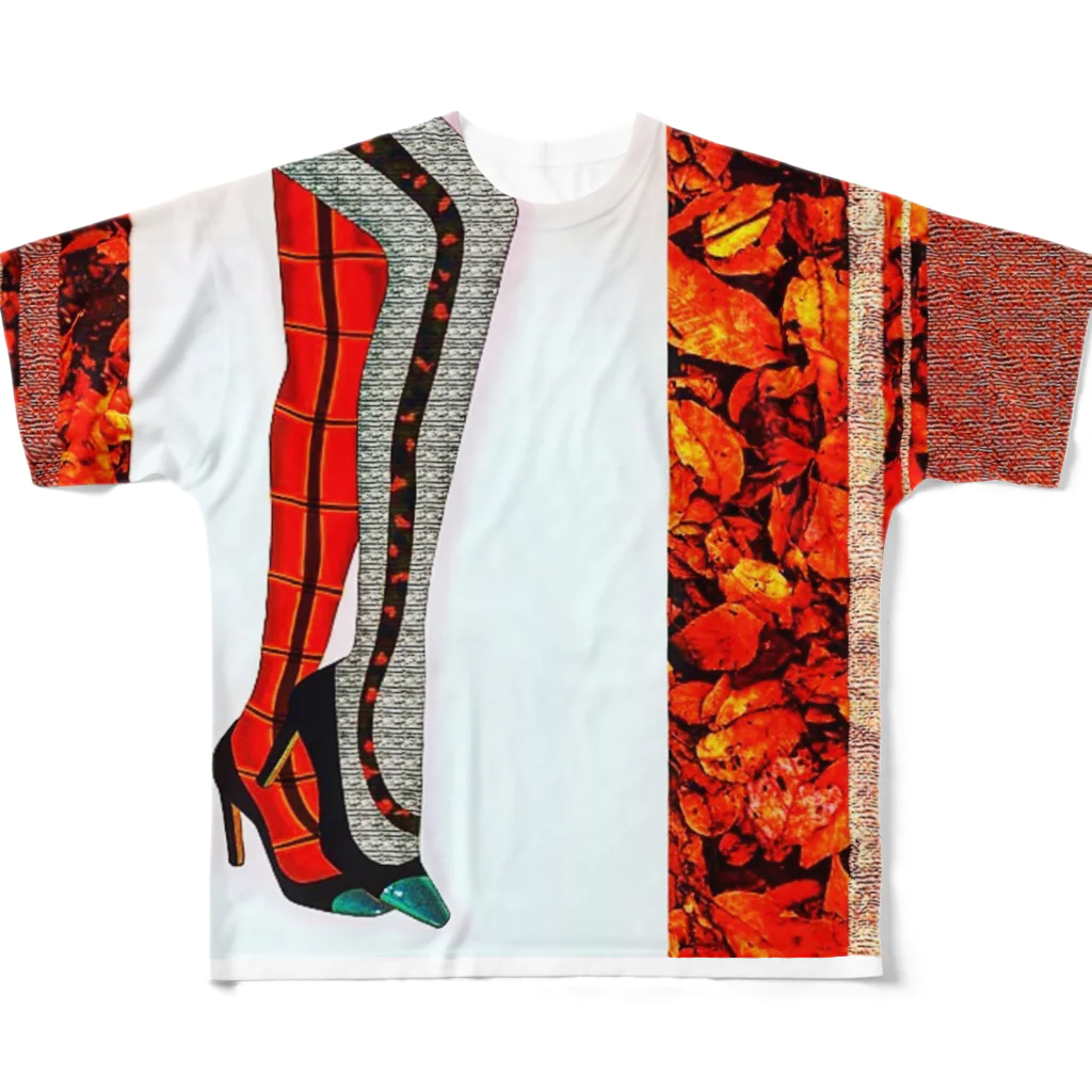 higemaru shopのレッグス２ All-Over Print T-Shirt