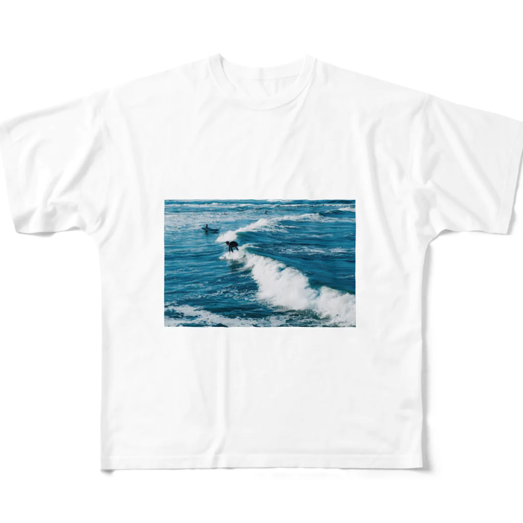 憧憬写真館のWaves フルグラフィックTシャツ