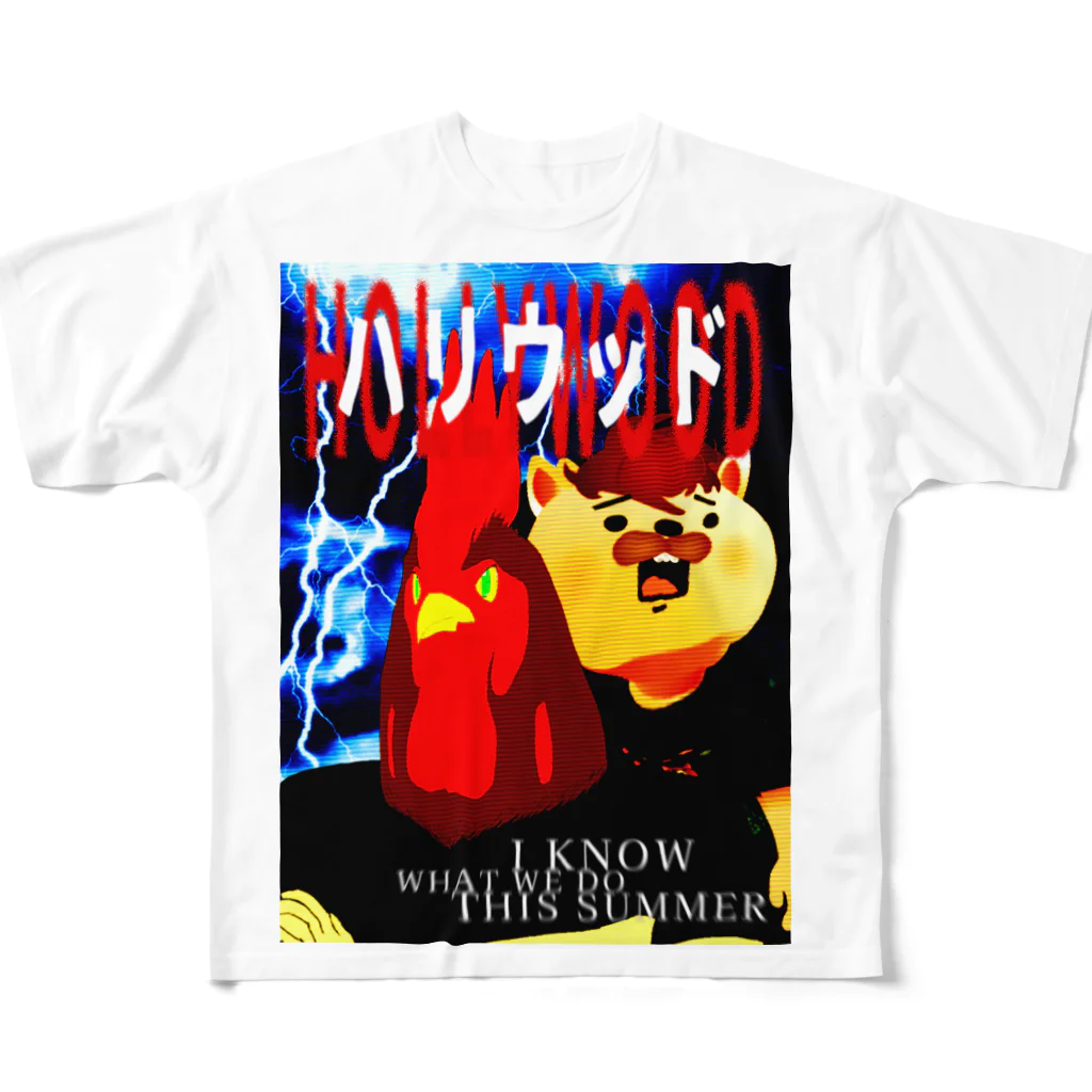 ー鳥乙ーのスカハリ（もち乙） All-Over Print T-Shirt