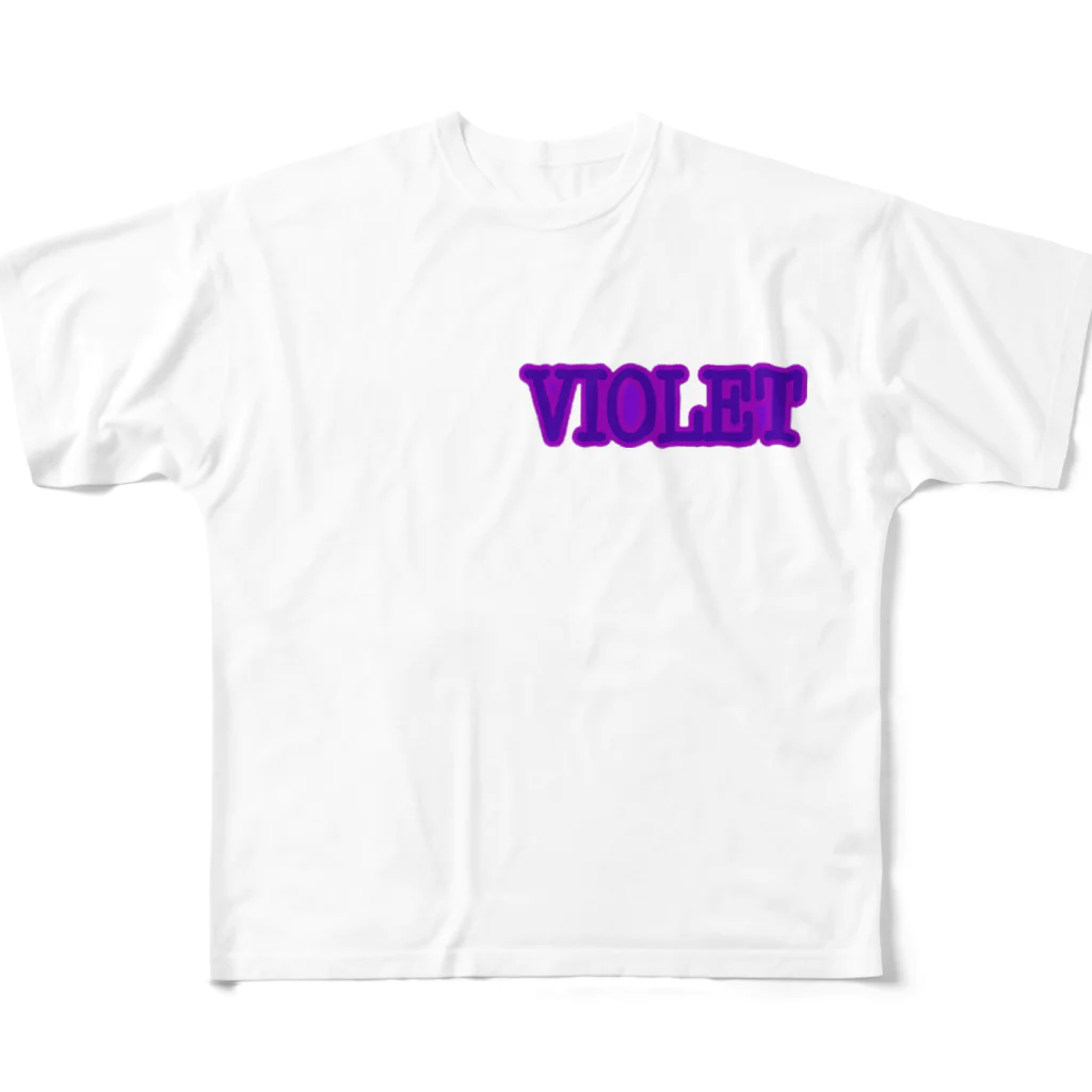 DOPEY!!のVIOLET All-Over Print T-Shirt