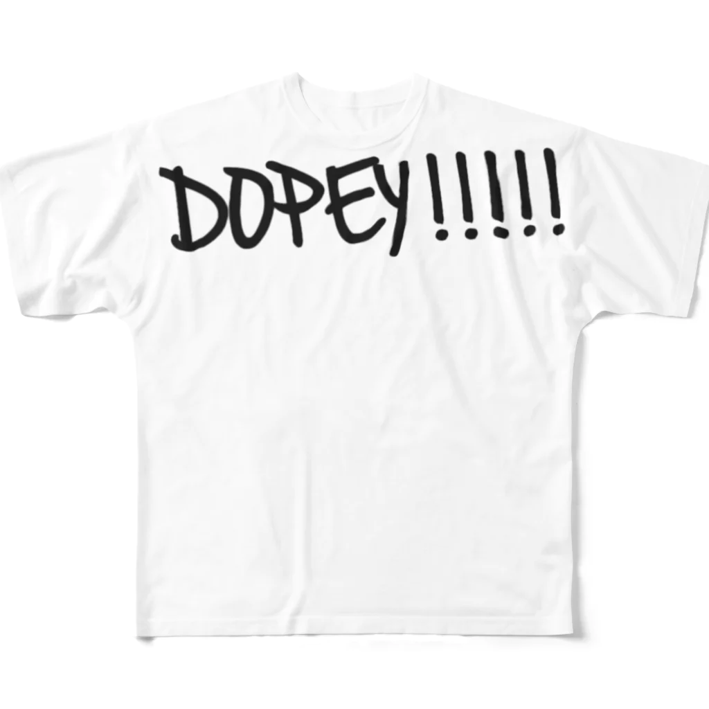 DOPEY!!のDOPEY フルグラフィックTシャツ