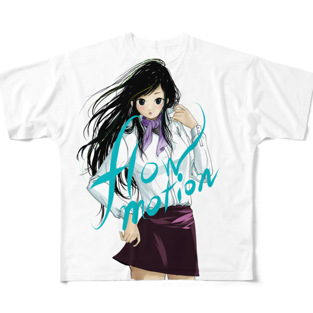 FlowMotionWearのca風 フルグラフィックTシャツ