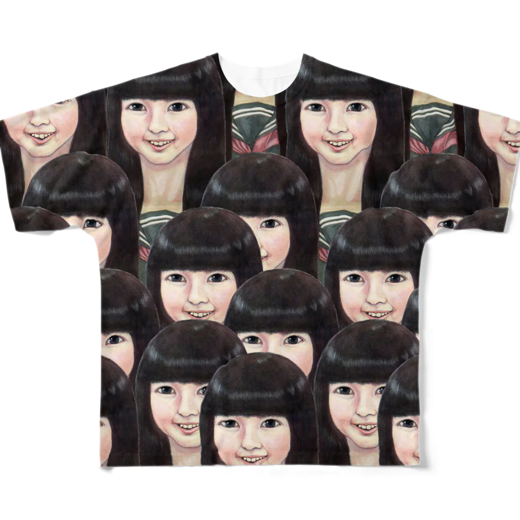syo-goの女学生・・・ フルグラフィックTシャツ