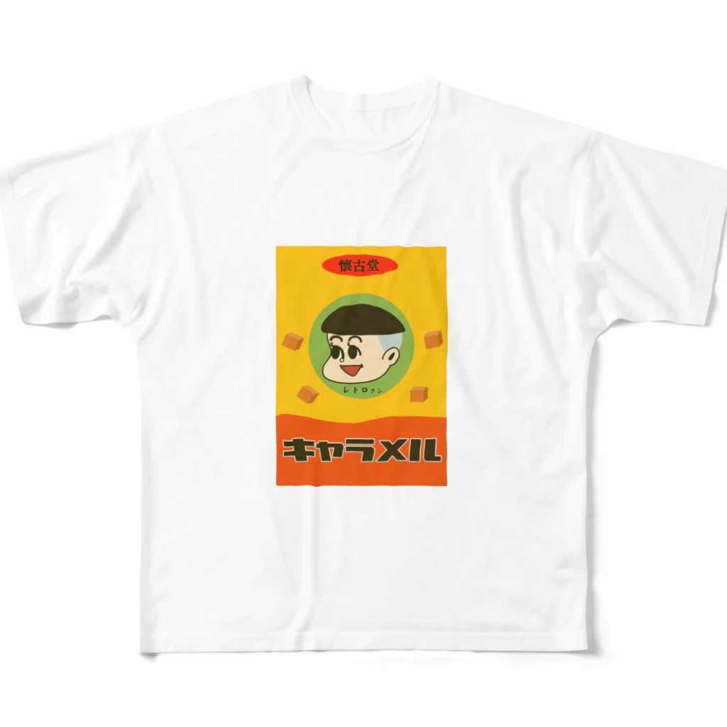 ブランケット大佐のレトロクンシリーズ（なつかしキャラメル箱） All-Over Print T-Shirt