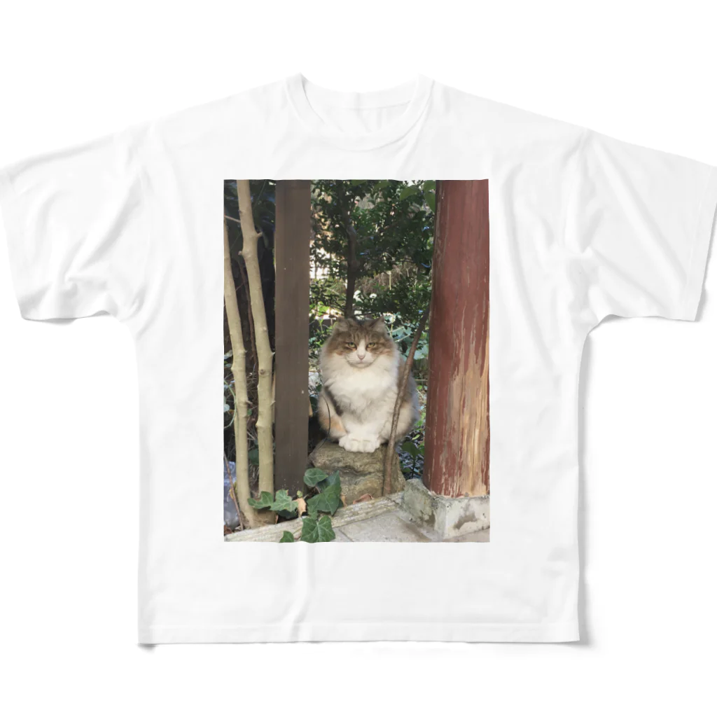 PLANET OF CATS ねこの惑星のmofuneco4 フルグラフィックTシャツ