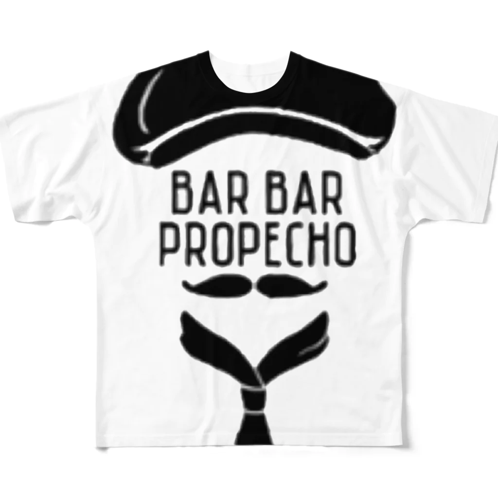 b.b propecho clothesのBIG LOGO TEE All-Over Print T-Shirt