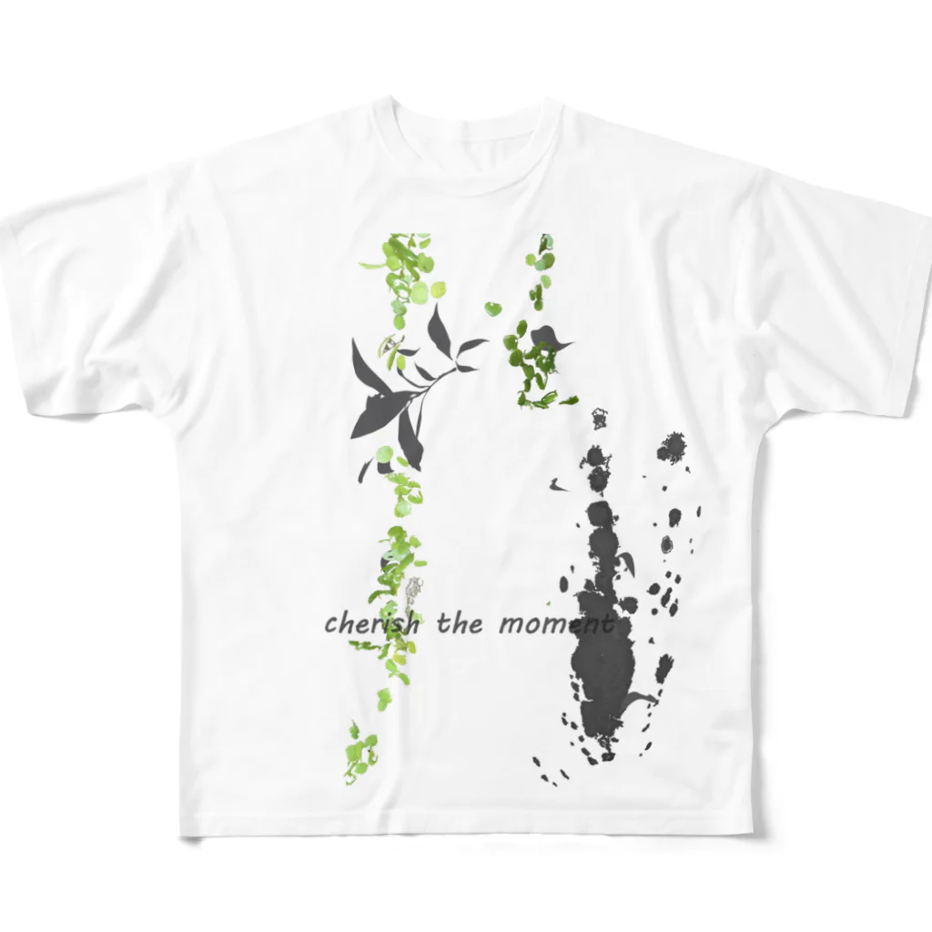 有酸素運動のシルエットアートT All-Over Print T-Shirt