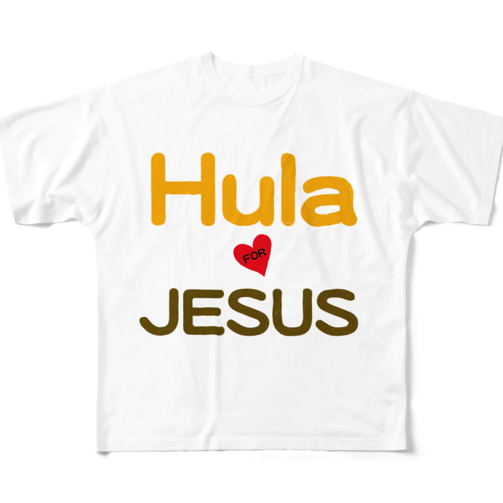 alohacanaのGOSPEL HULA All-Over Print T-Shirt