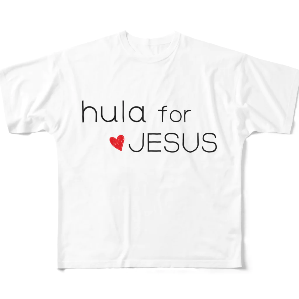 alohacanaのGOSPEL HULA All-Over Print T-Shirt