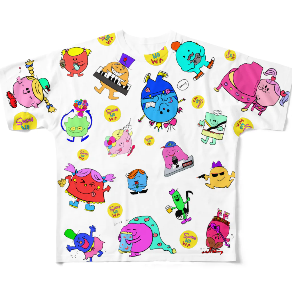 SHIHO NO WAの宇宙のかいぶつくん All-Over Print T-Shirt