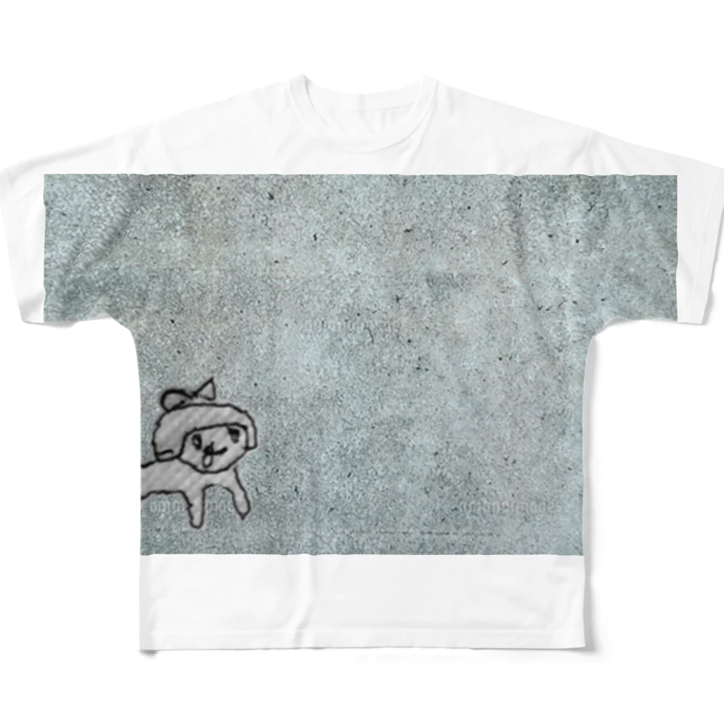 アトリエまるんばこのきりこちゃん All-Over Print T-Shirt