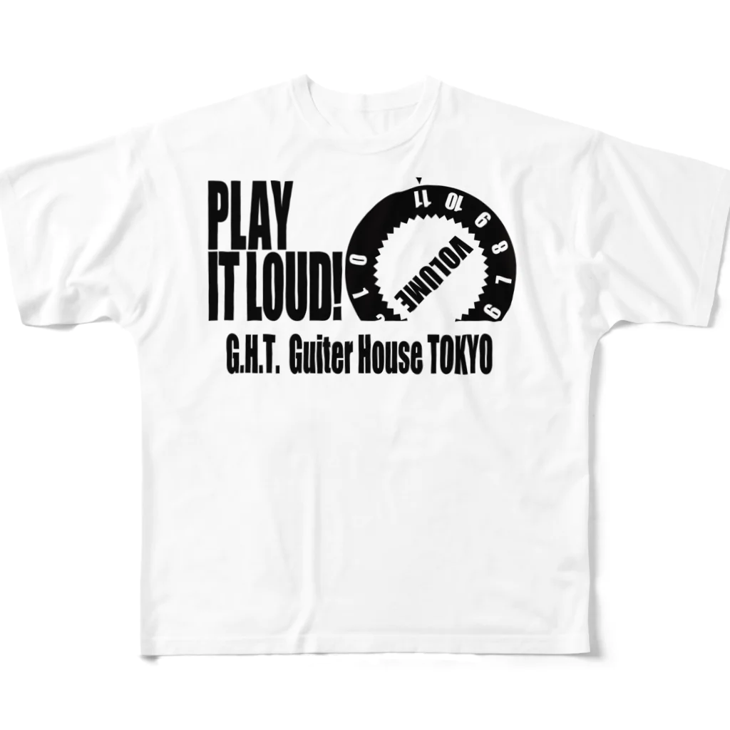 架空のロゴTシャツ屋さんのG.H.T.  Guiter House TOKYO All-Over Print T-Shirt