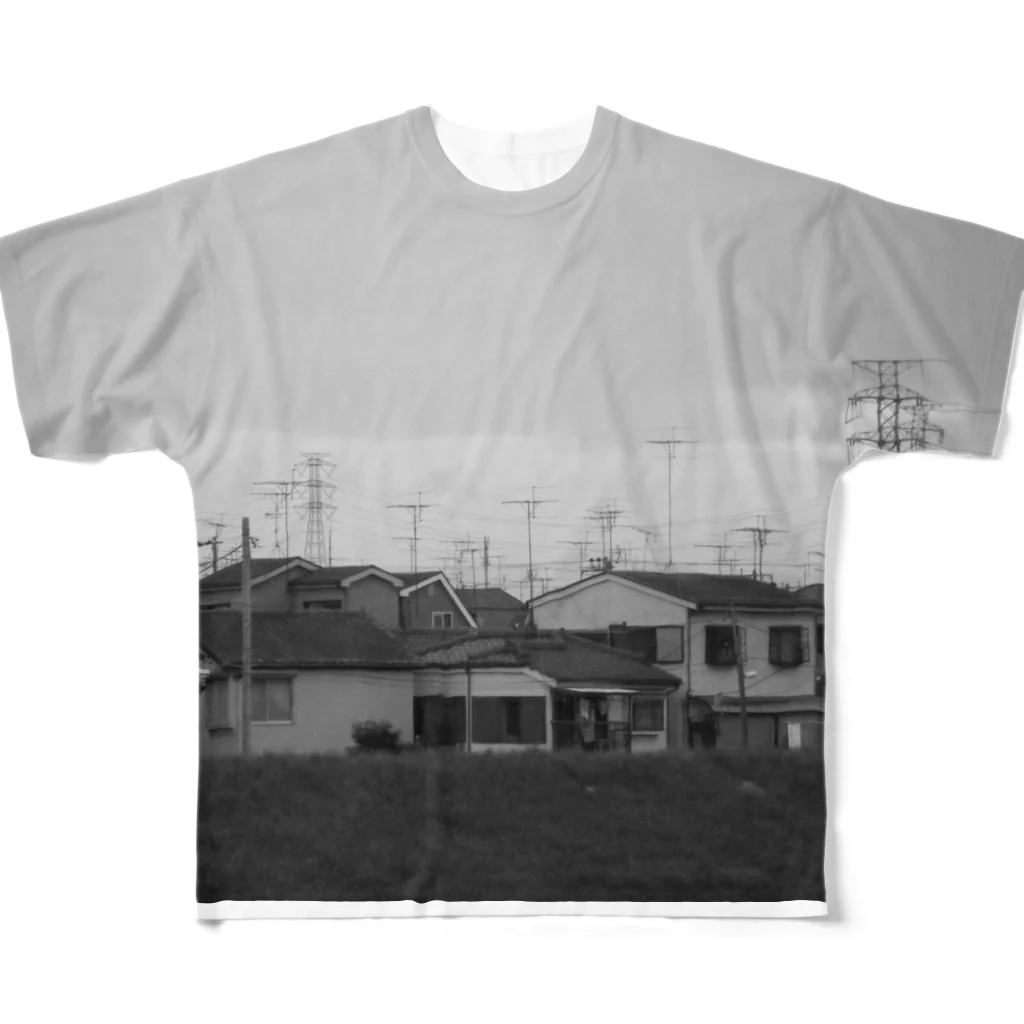 deckeyeのVHF フルグラフィックTシャツ