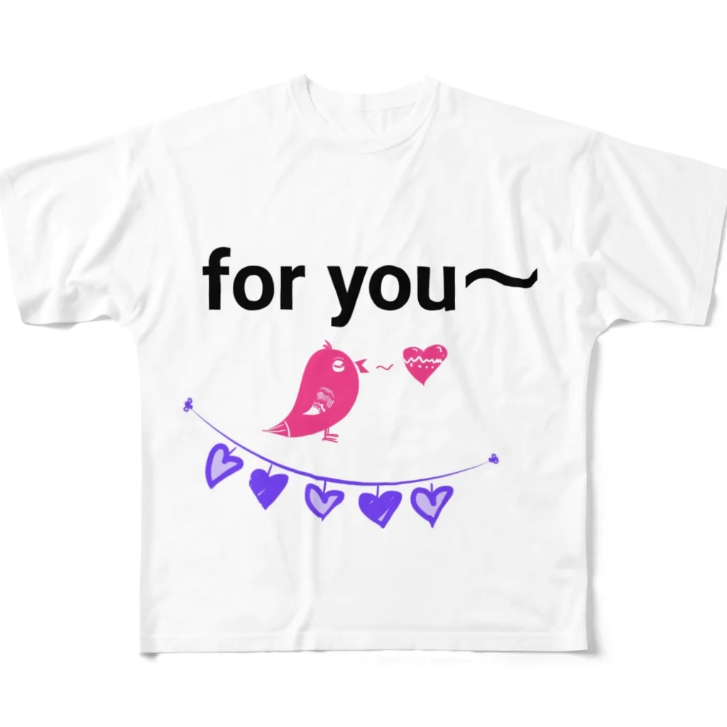 cocoyumi8のlove song🎵 フルグラフィックTシャツ