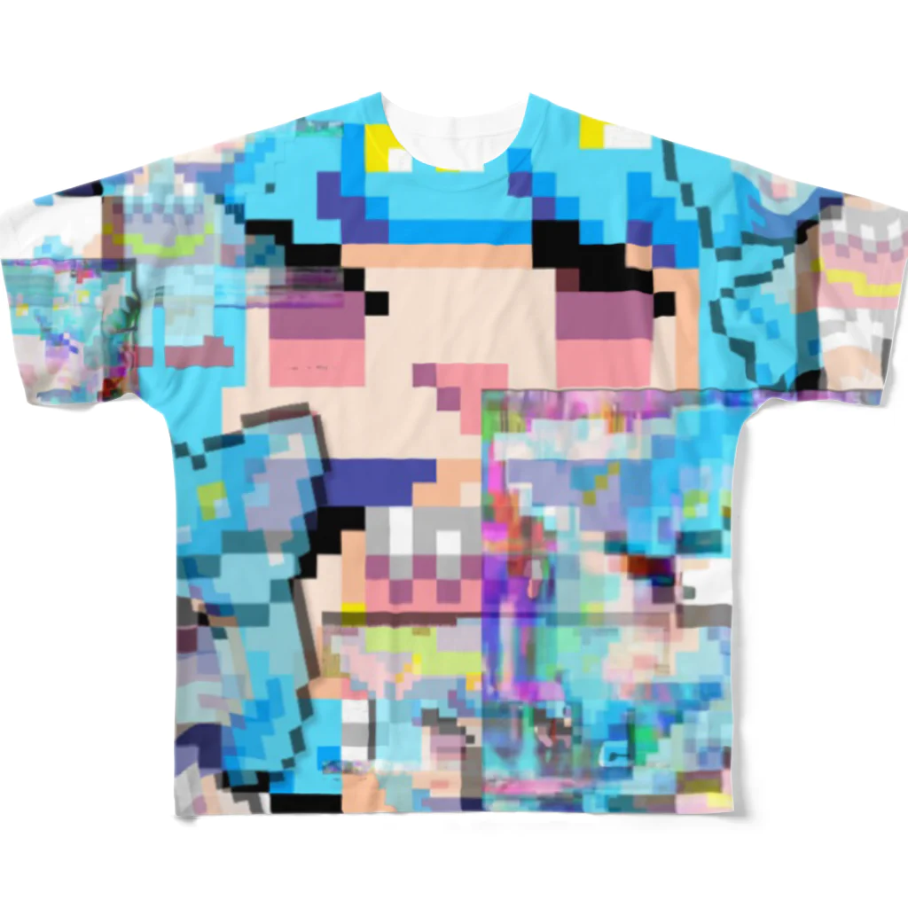 夢乃ぴあのでんぱろまんす All-Over Print T-Shirt