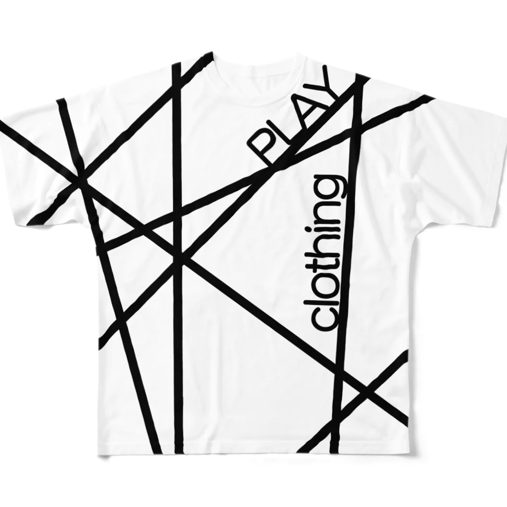 PLAY clothingのPLAY LINE ① フルグラフィックTシャツ