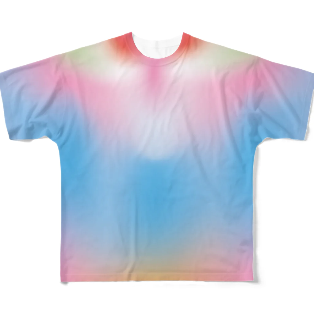 haccomのマンドリル★ヒップカラー フルグラフィックTシャツ