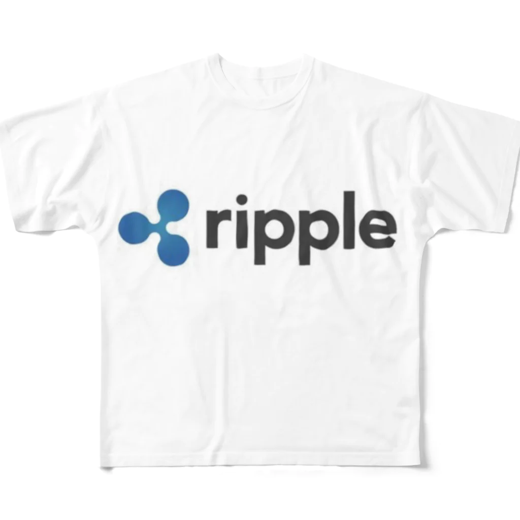 GERICK LABのripple01 フルグラフィックTシャツ