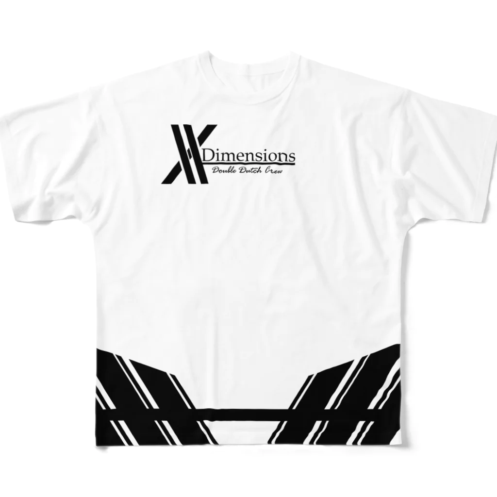 X-Dimensions team goodsのlogo arrange 01 フルグラフィックTシャツ