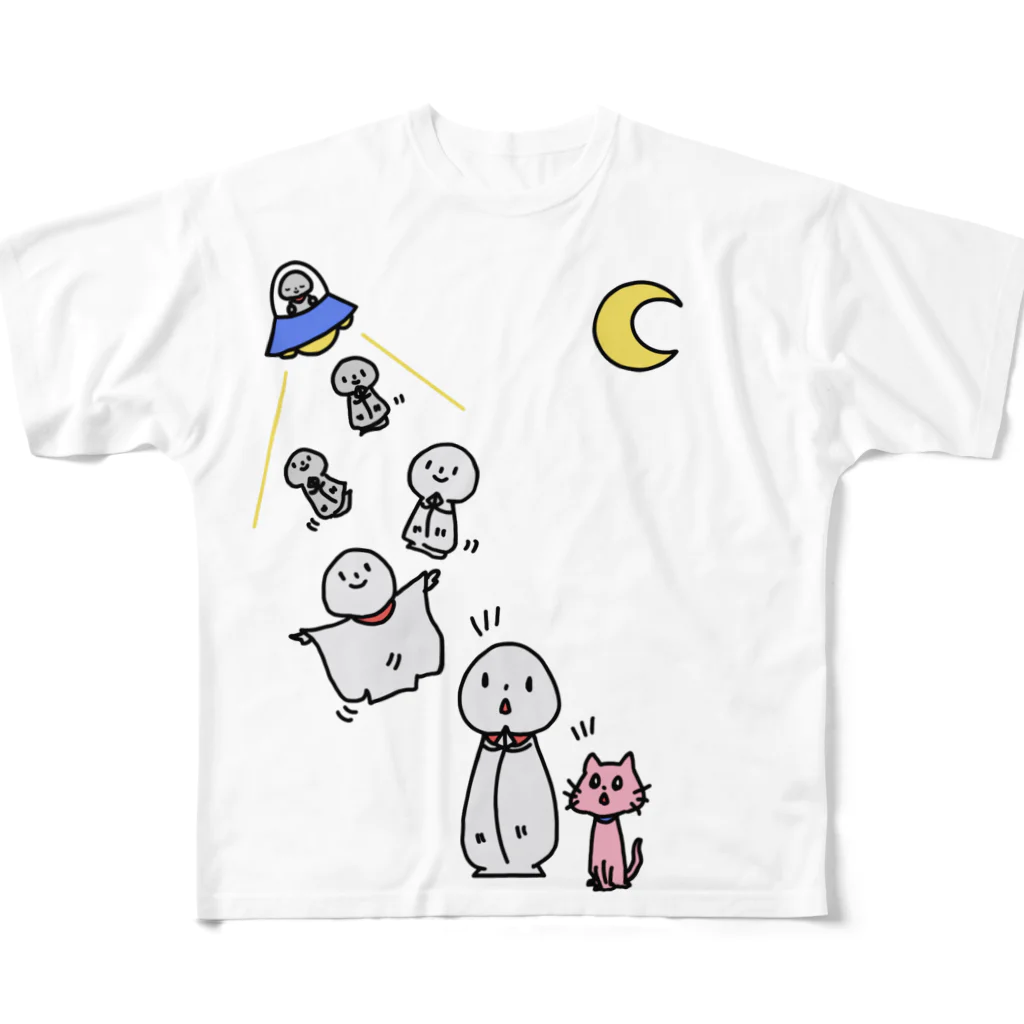 ブッディズムのほーはいさん✖️UFO フルグラフィックTシャツ