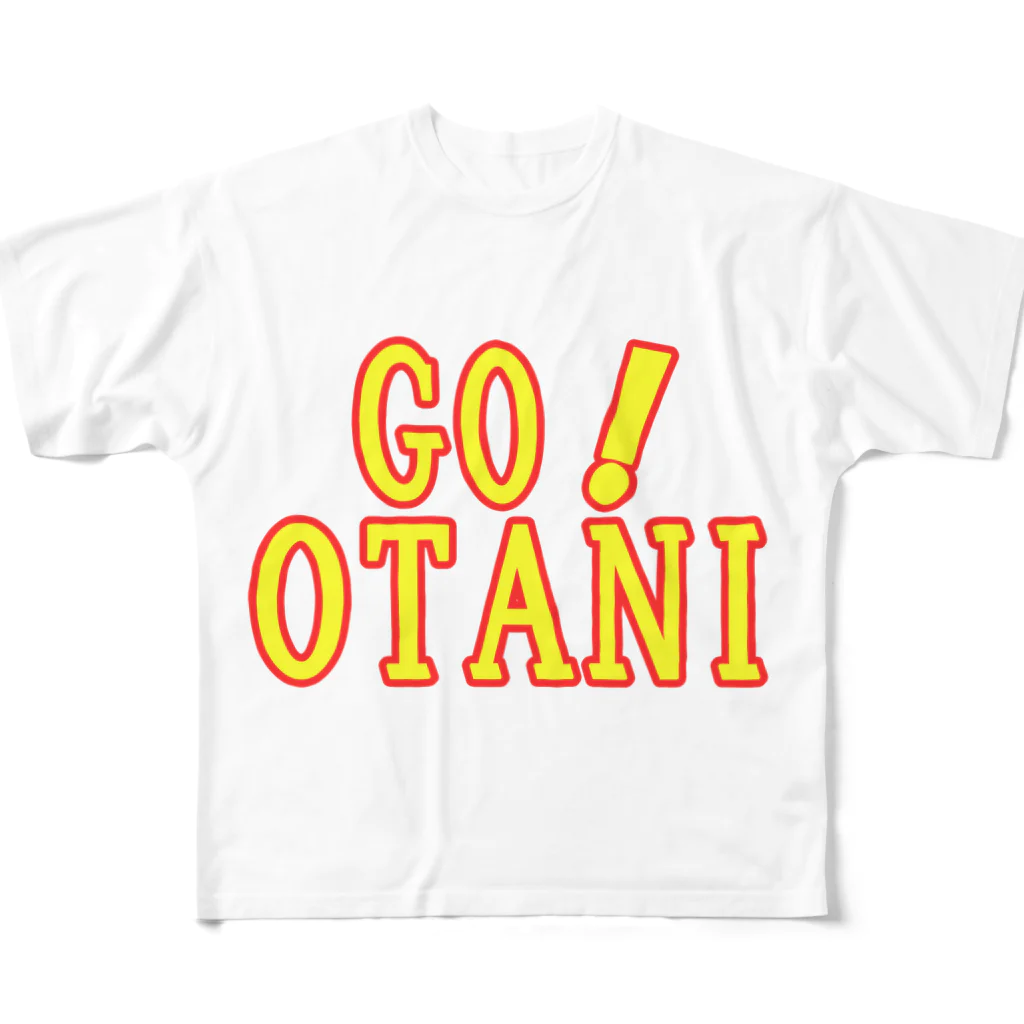 AAAstarsのGO！OTANI フルグラフィックTシャツ