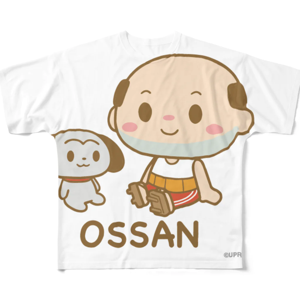 ちっちゃいおっさんオフィシャルショップのちっちゃいおっさん（かわいいver） フルグラフィックTシャツ