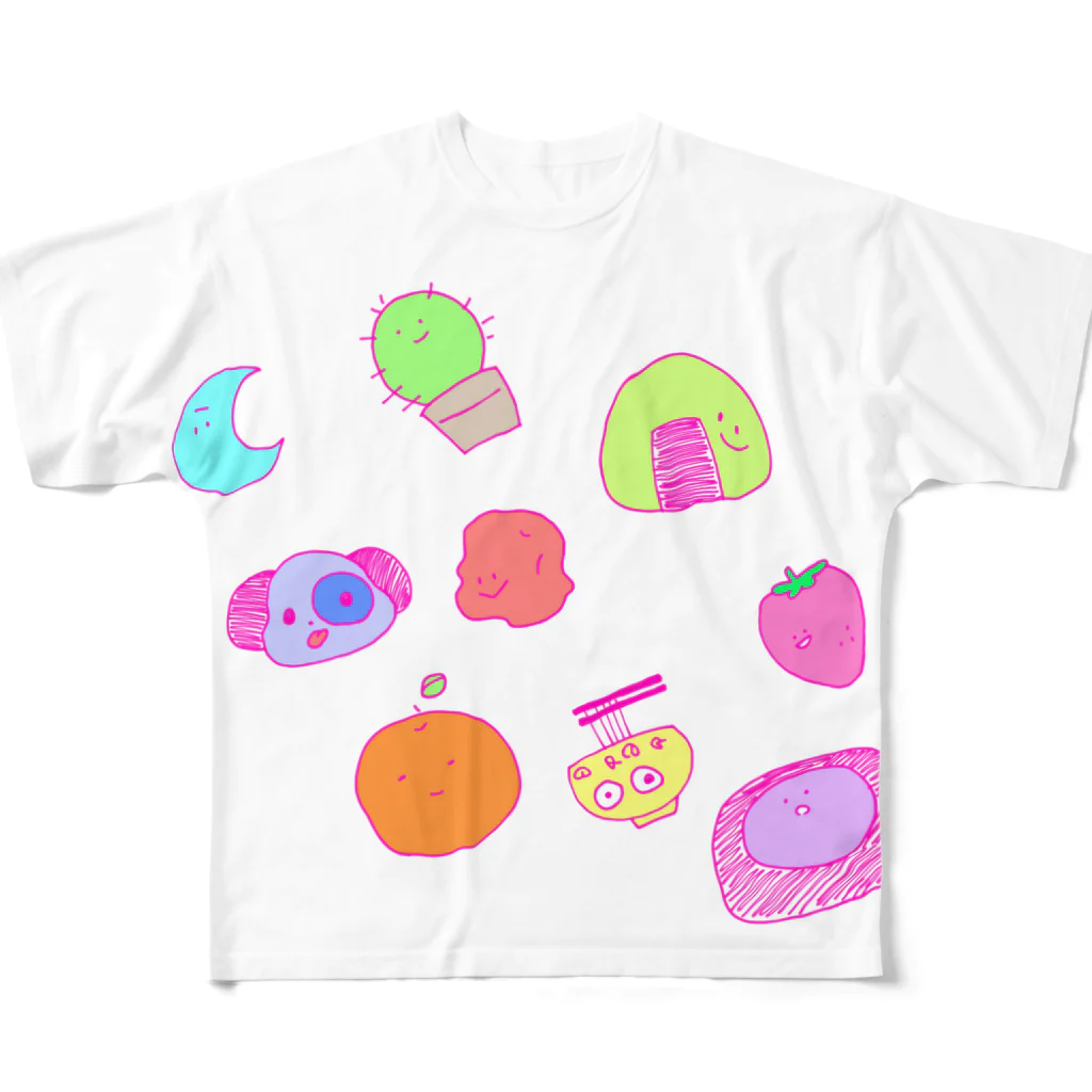 まのぷるぷるちゃん All-Over Print T-Shirt