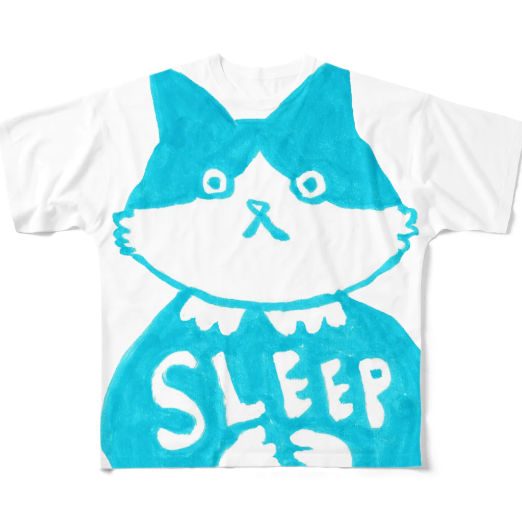 vagの末広さん「SLEEP」 All-Over Print T-Shirt