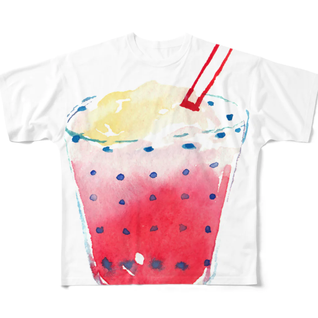 megumiillustrationのくりそ All-Over Print T-Shirt