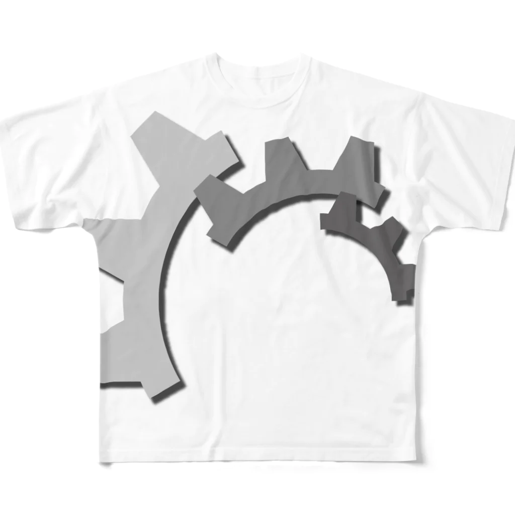 nestori shopの歯車 All-Over Print T-Shirt