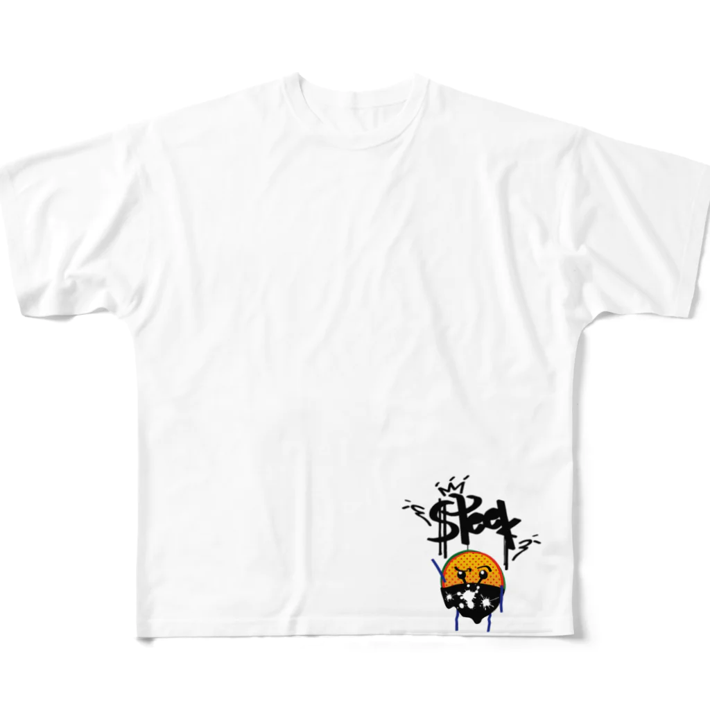 kiwi's lifeのkiwis,steek All-Over Print T-Shirt