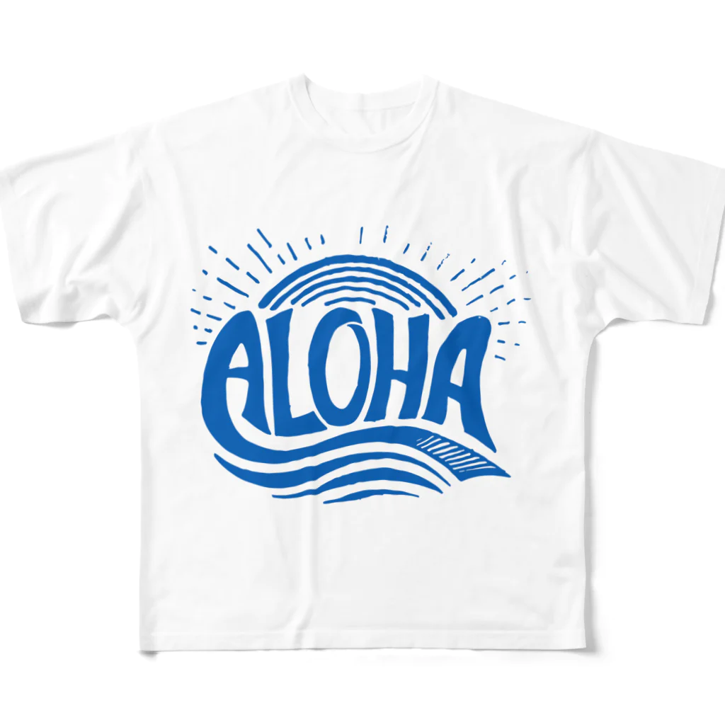 アロハスタイルハワイのALOHA　アロハ フルグラフィックTシャツ