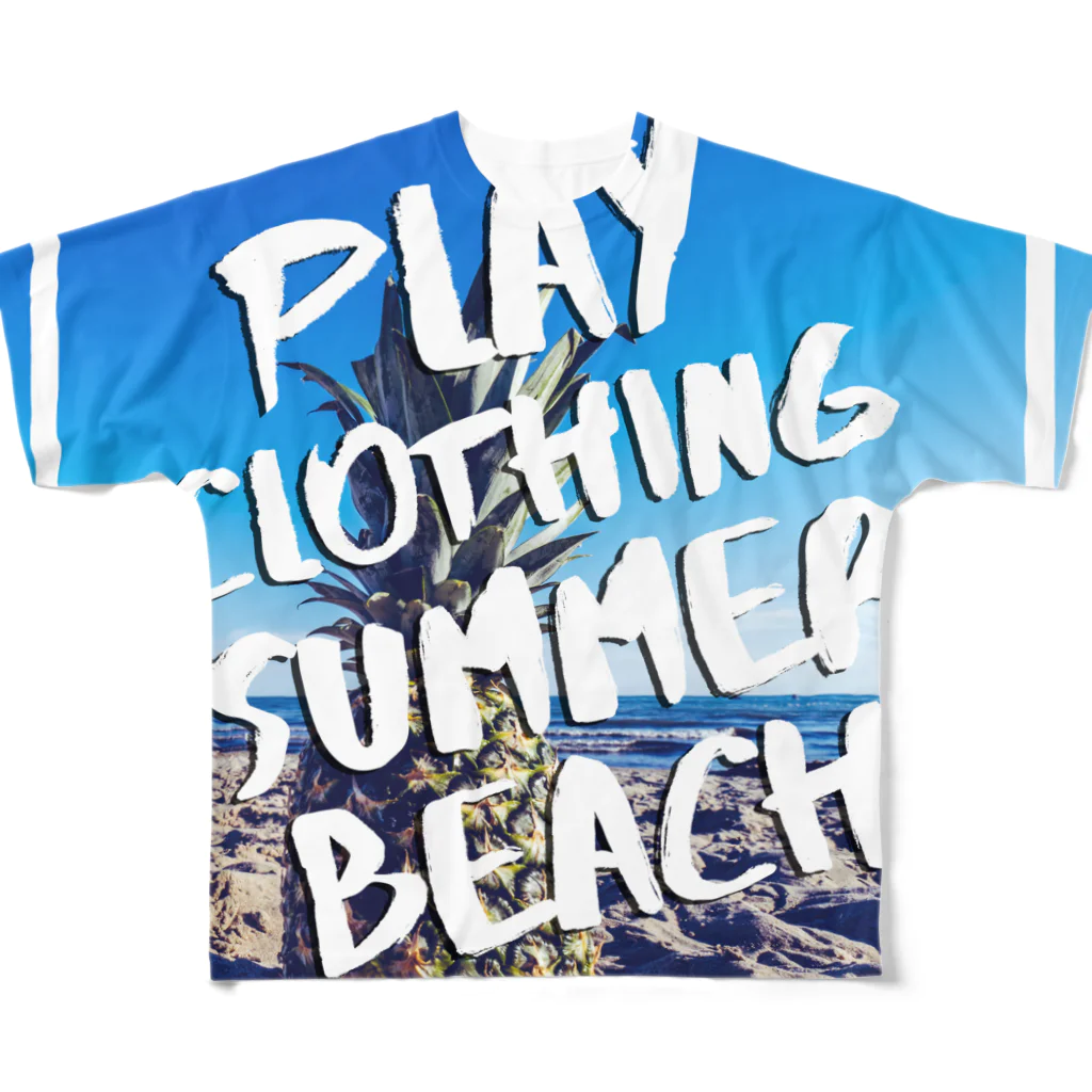 PLAY clothingのPLAY BEACH COLOR フルグラフィックTシャツ