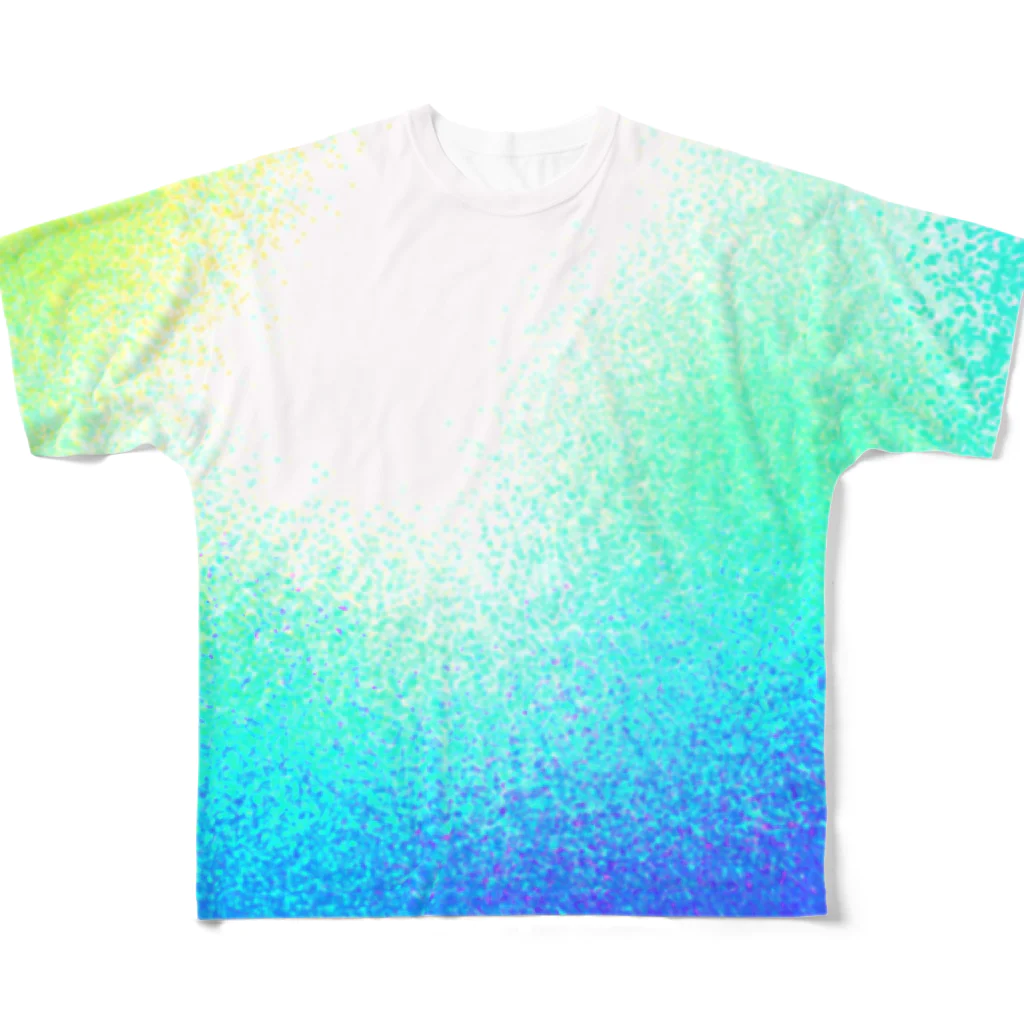 ばっくのなつのいろ。夏色。なついろ。 All-Over Print T-Shirt