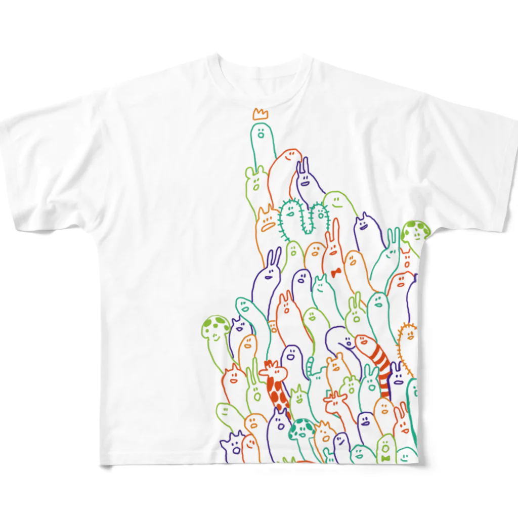 sampoのにょろにょろ All-Over Print T-Shirt