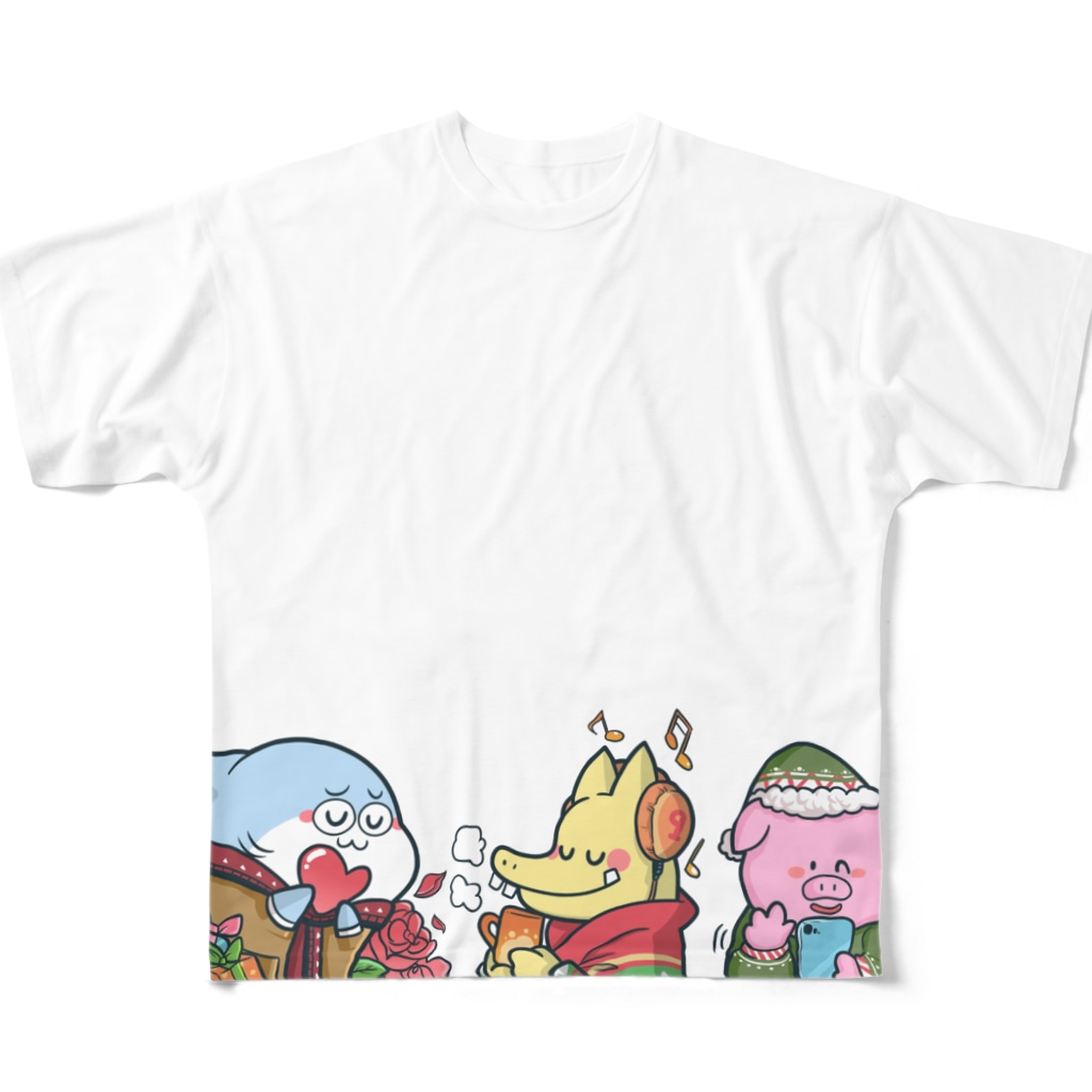 ピカロンのピカロン All-Over Print T-Shirt