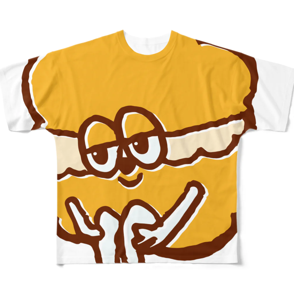 モリシタアイミのシュークリームくん (キャラONLY) フルグラフィックTシャツ