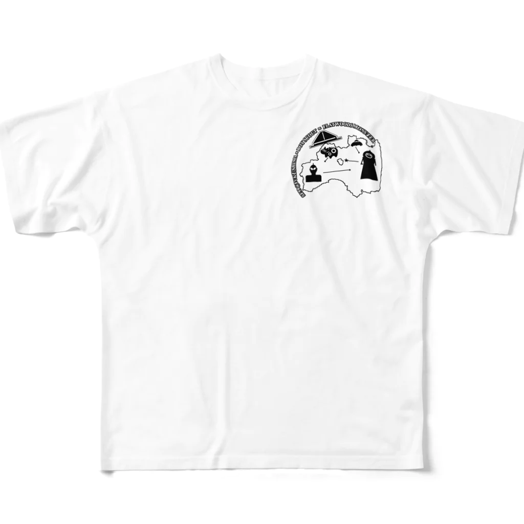 Nagashi-KizoeのＦ- ＣＯＮ福島 × ボーイスカウト All-Over Print T-Shirt