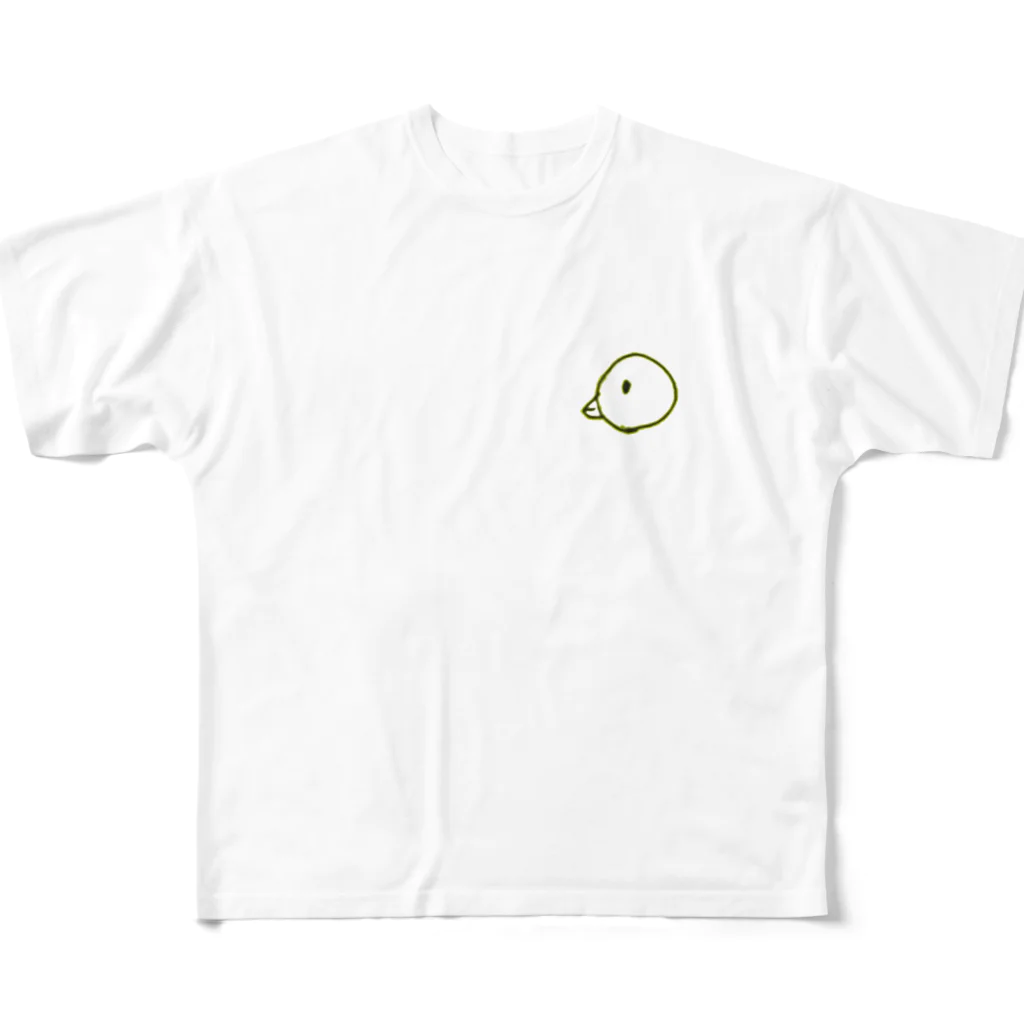 mojimoji shopのひよこ All-Over Print T-Shirt