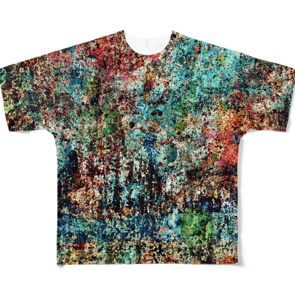 iwaki_blebのアクション(D) All-Over Print T-Shirt