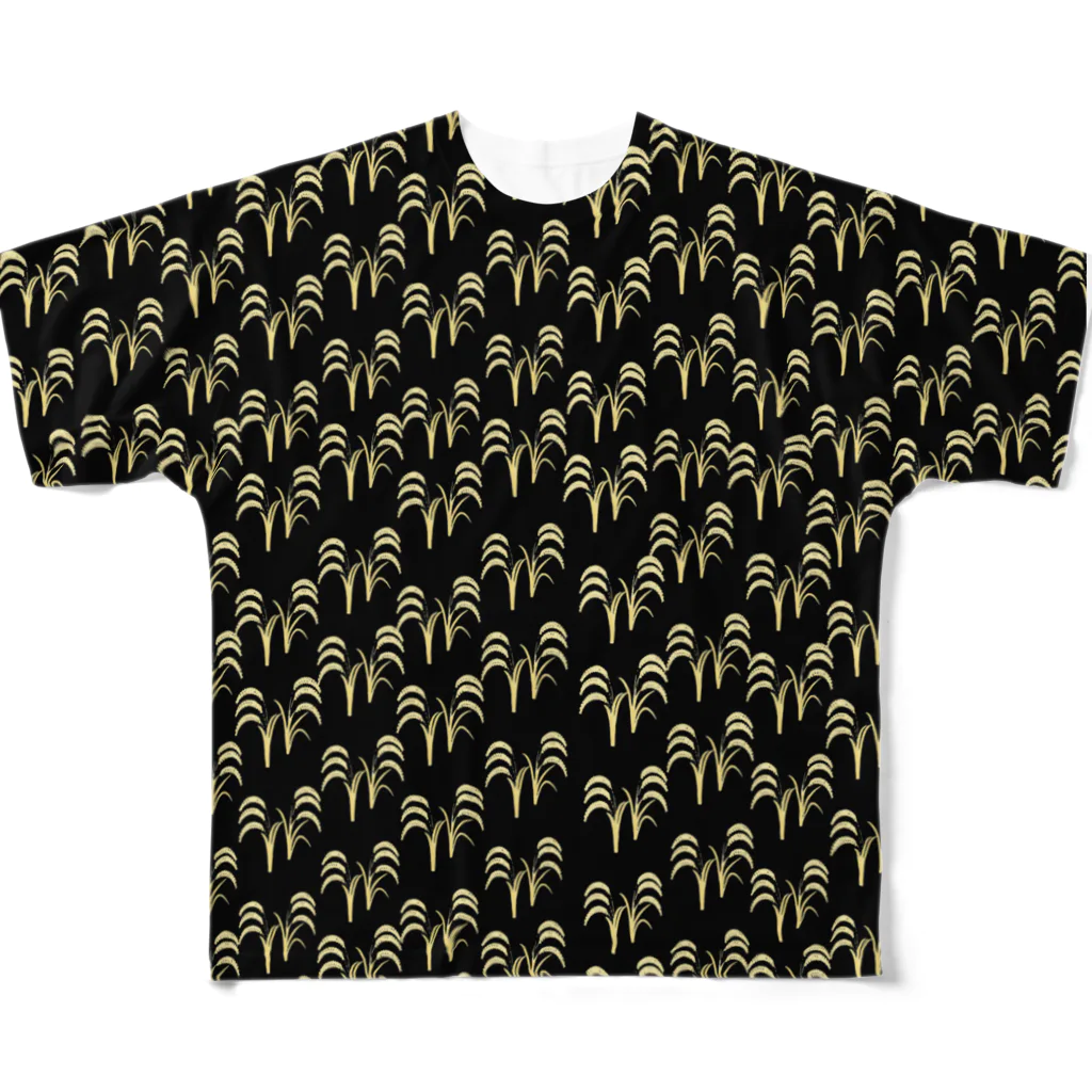 hustlerの米シリーズ1 フルグラフィックTシャツ