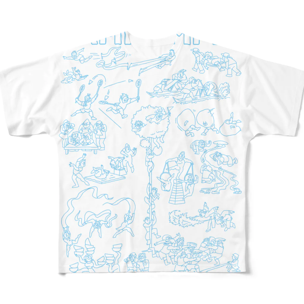 BAMI SHOPのBAMILYMPIC フルグラフィックTシャツ