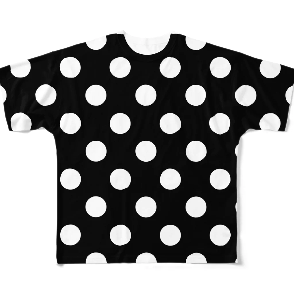 dot-regginaの水玉／ドット All-Over Print T-Shirt