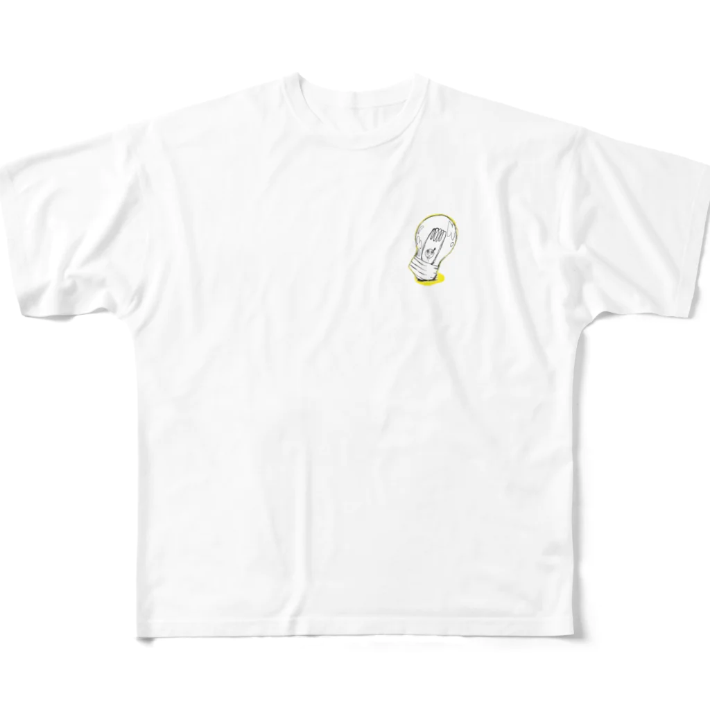 yagiyaのshirotaro-ヒラメキ- All-Over Print T-Shirt