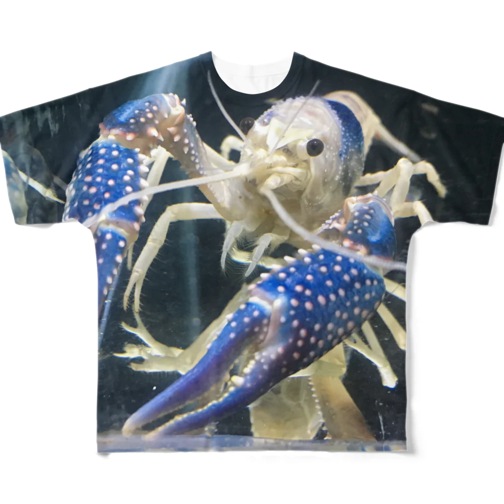 はらぺこプリマスのザリガニ！ All-Over Print T-Shirt