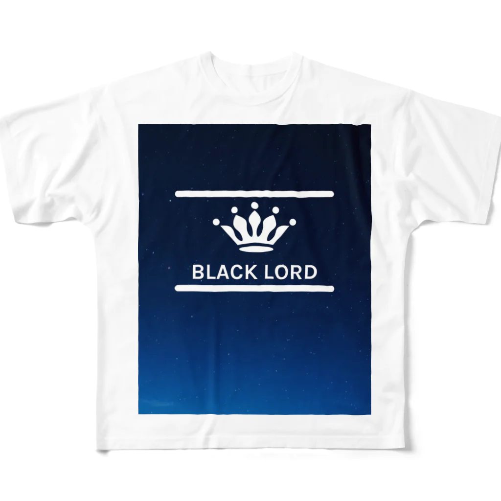 BLACK LORDの銀河 フルグラフィックTシャツ