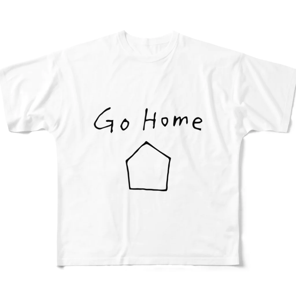 SENBIKI舎のGO HOME フルグラフィックTシャツ